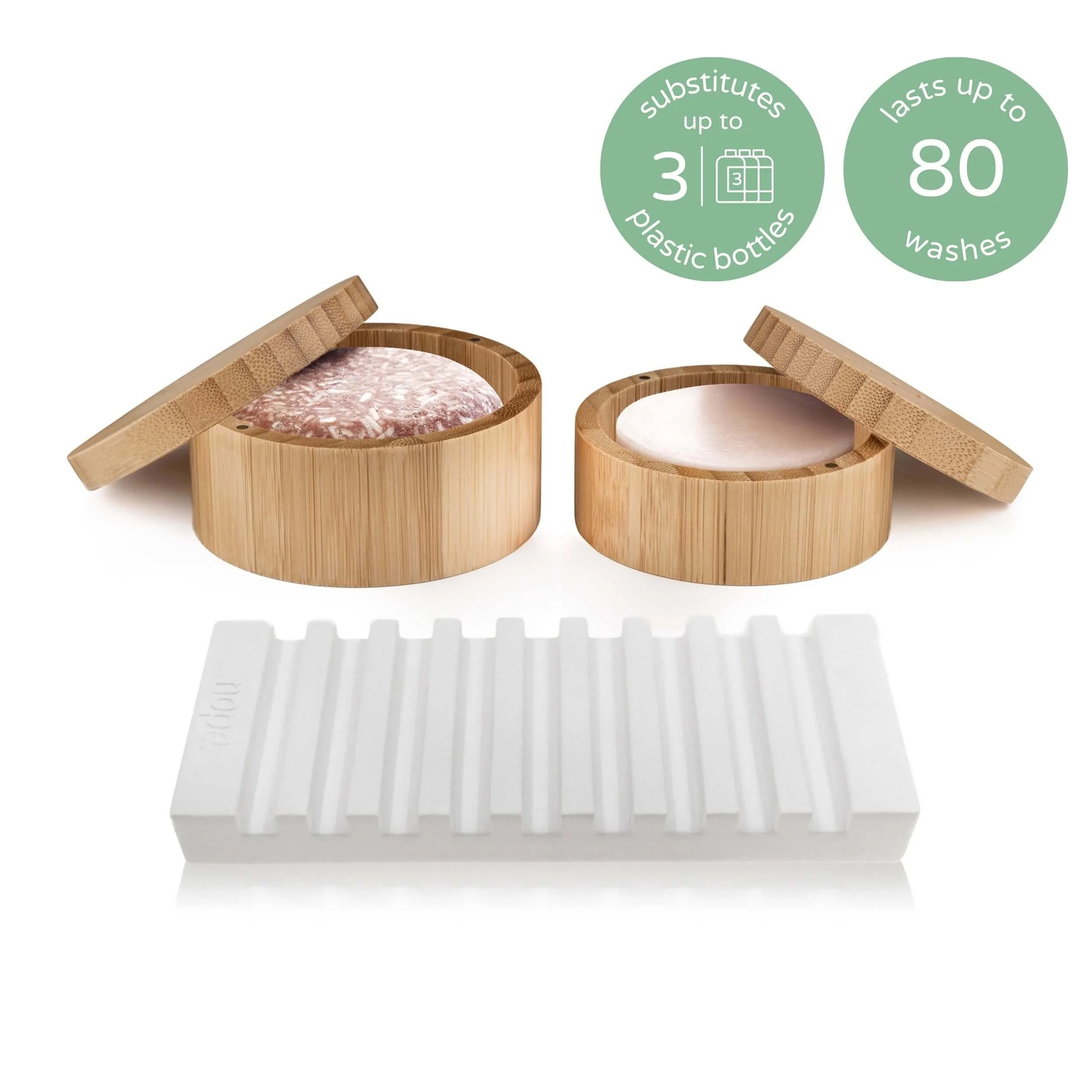 argan roots shampoo & conditioner bar complete set. - Image 4