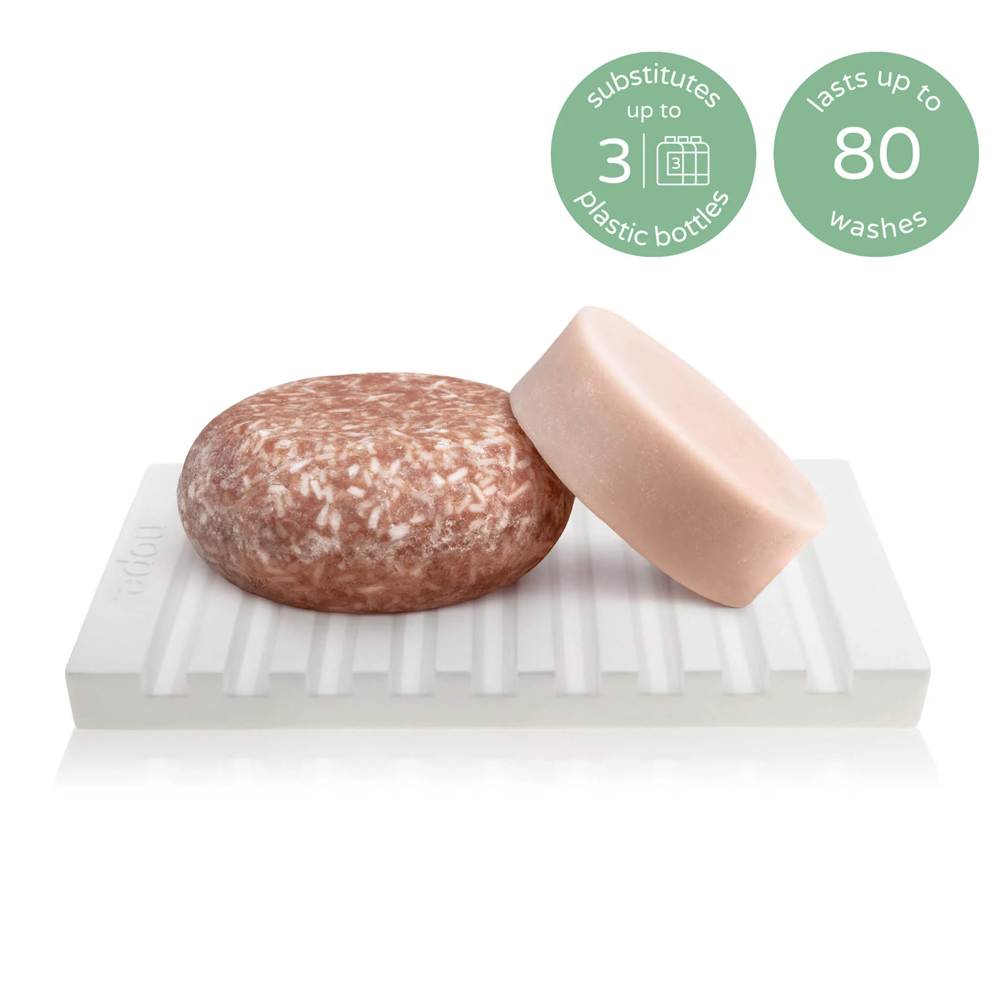 argan roots shampoo & conditioner bar home set. - Image 3