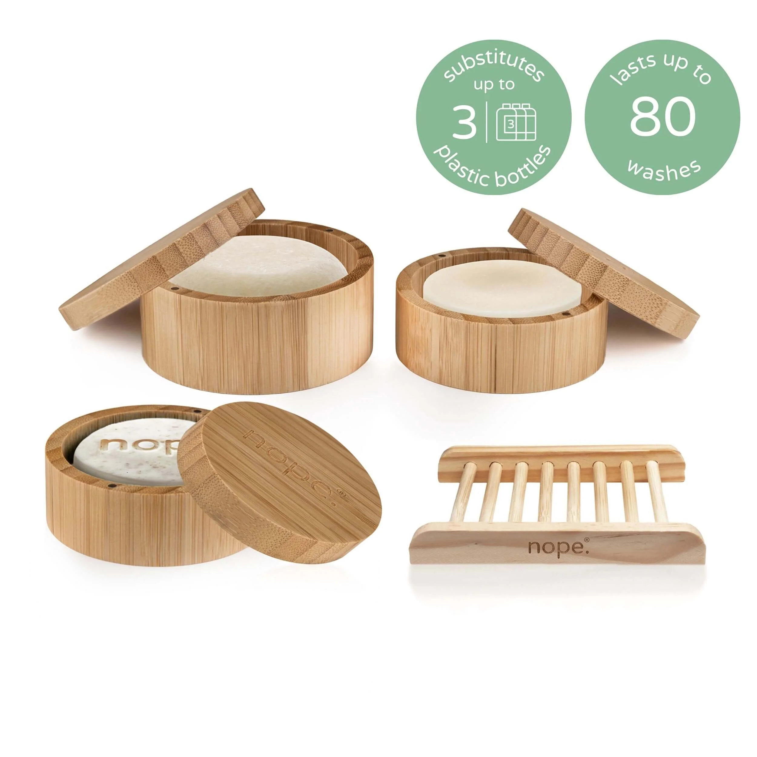 hair & face bamboo gift set. - Image 3