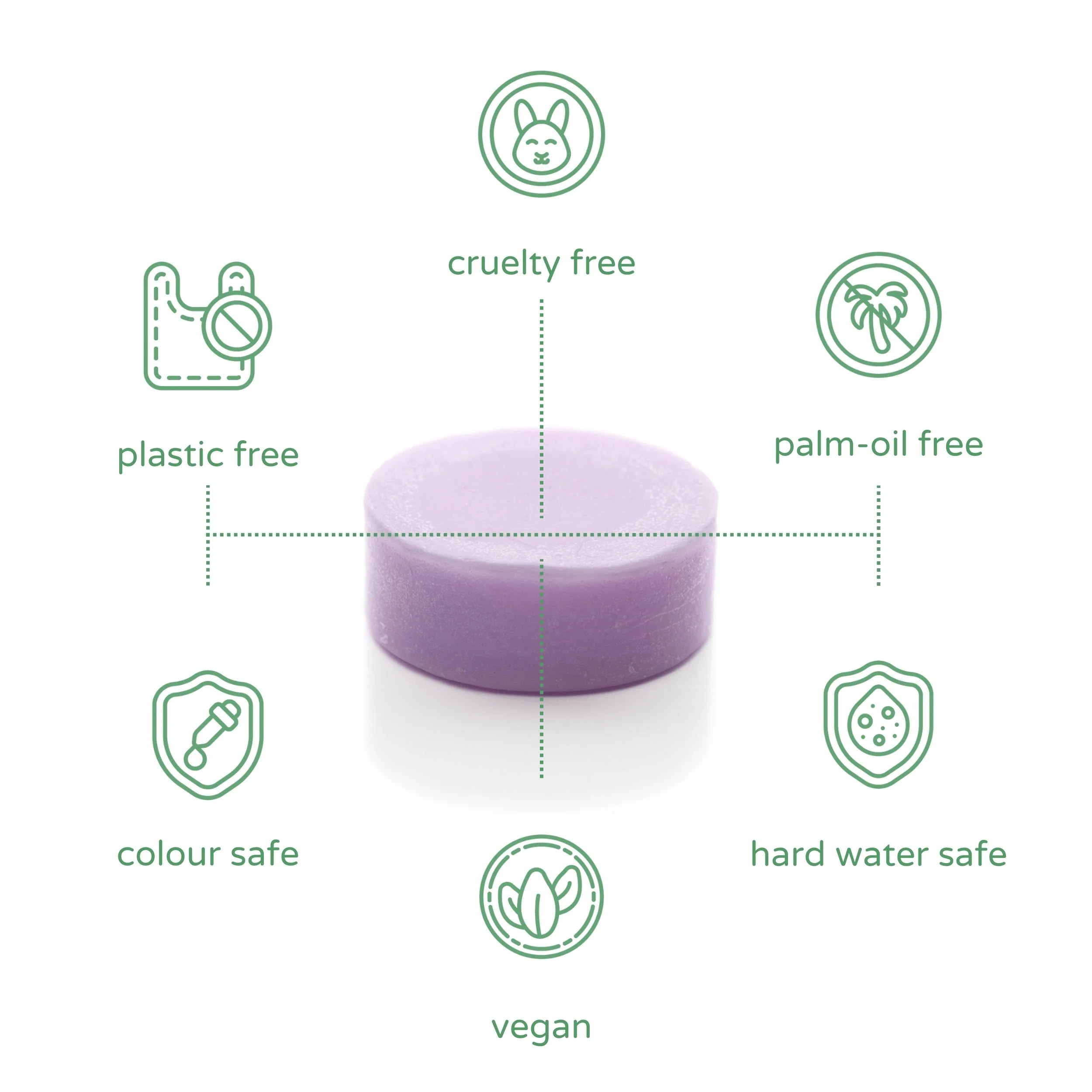 limited edition: midnight pomegranate & dragonfruit conditioner bar. - Image 2