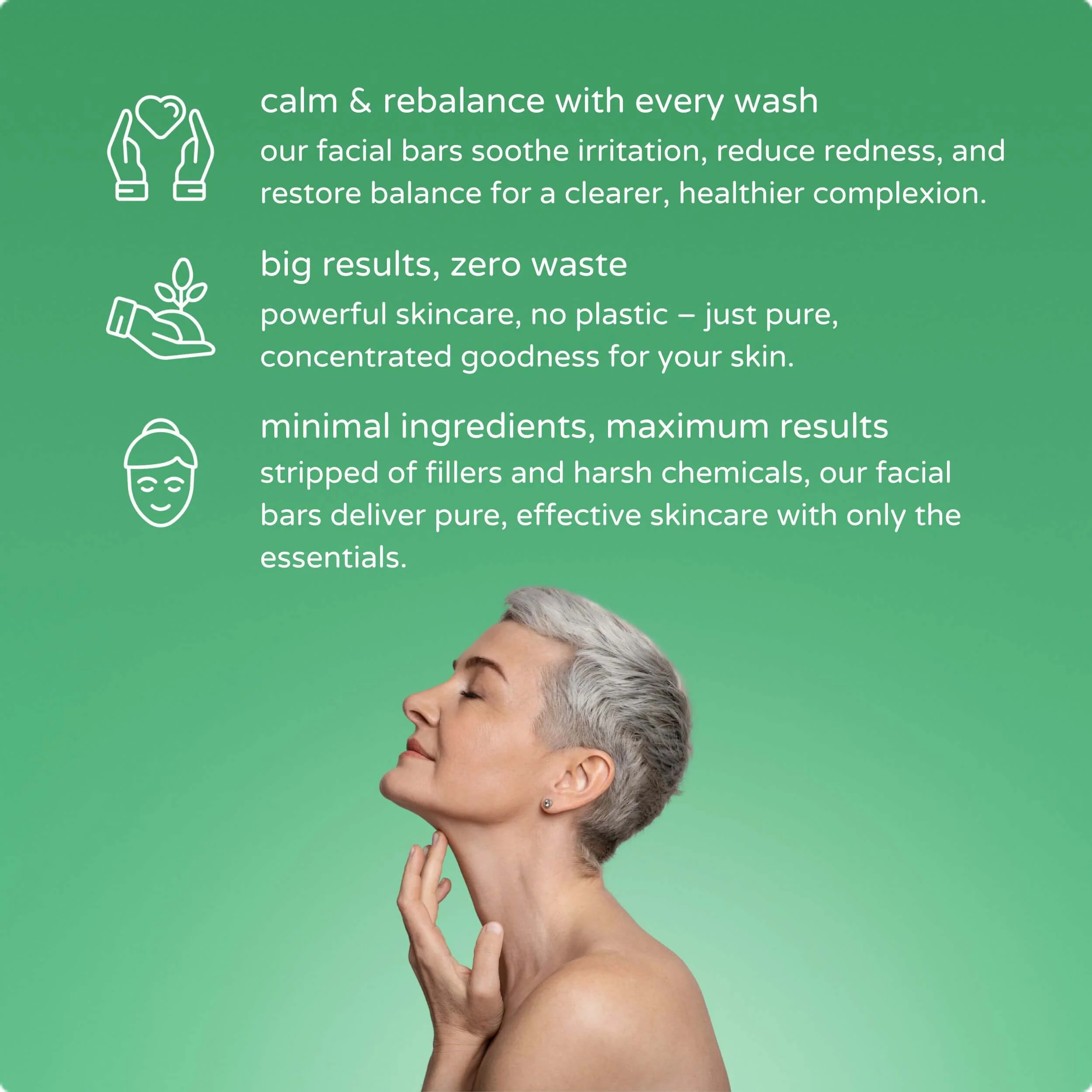 in control tea tree & peppermint daily facial cleansing bar. - Image 4
