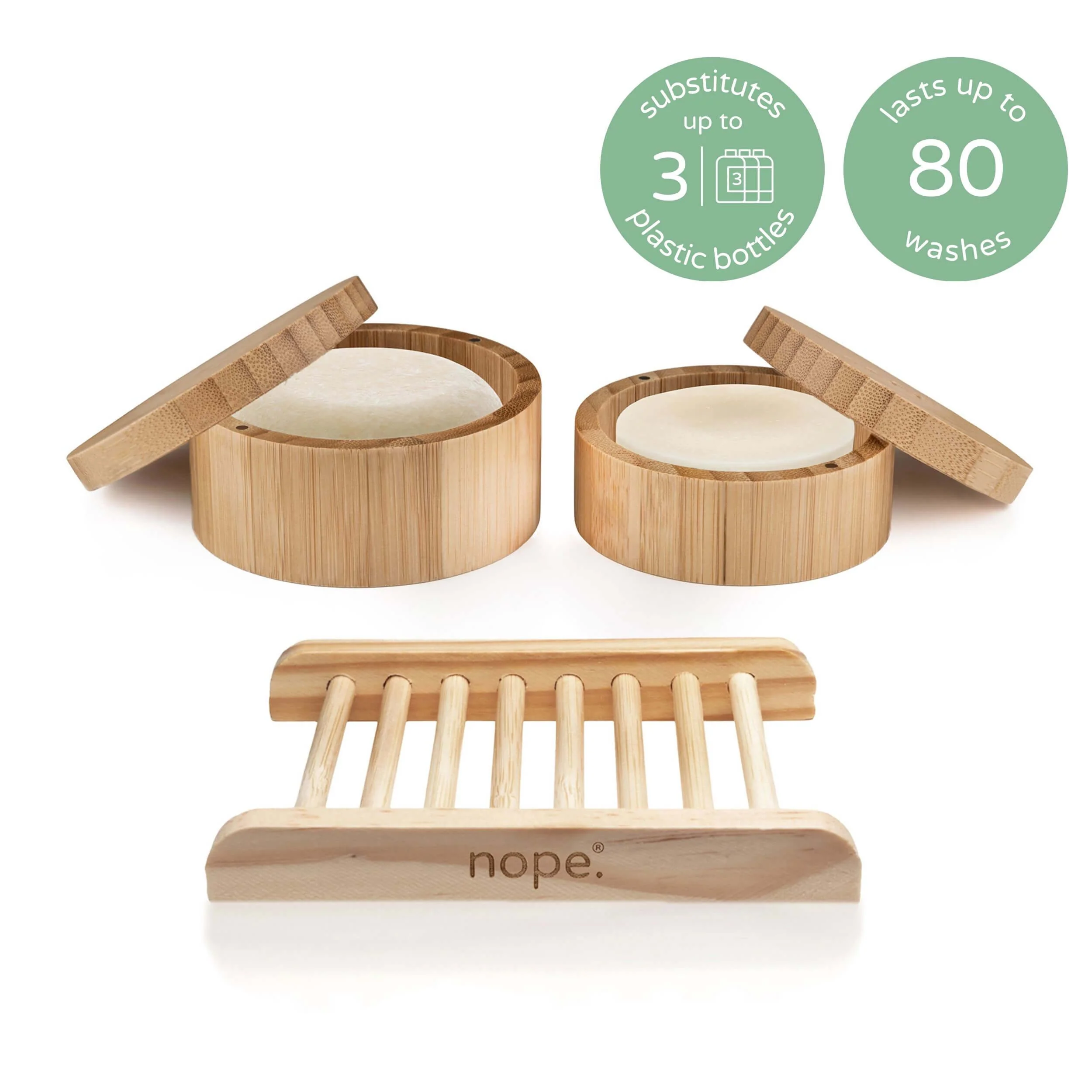 peppermint refresh shampoo & conditioner bar complete set. - Image 3