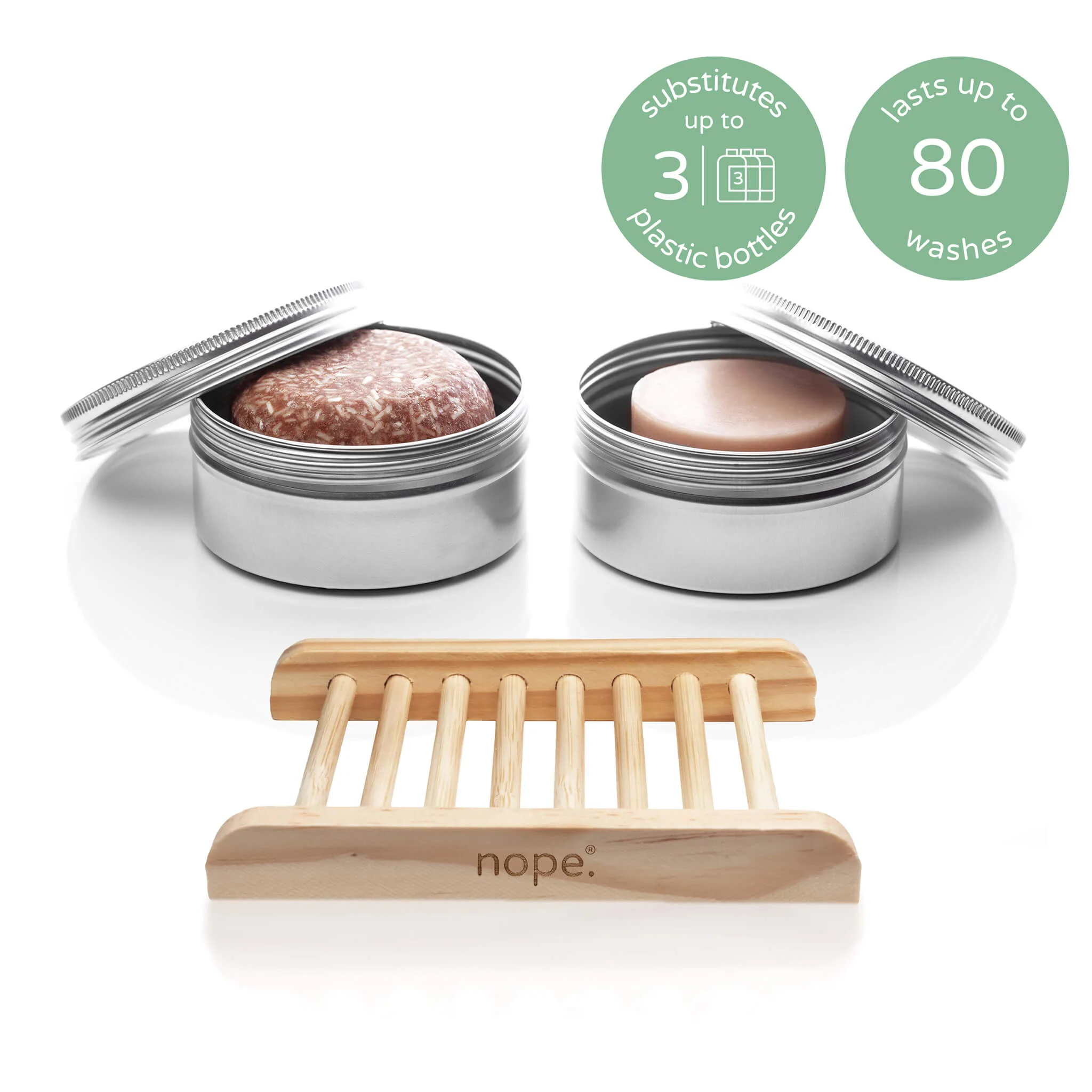 shampoo & conditioner bar gift set. - Image 3